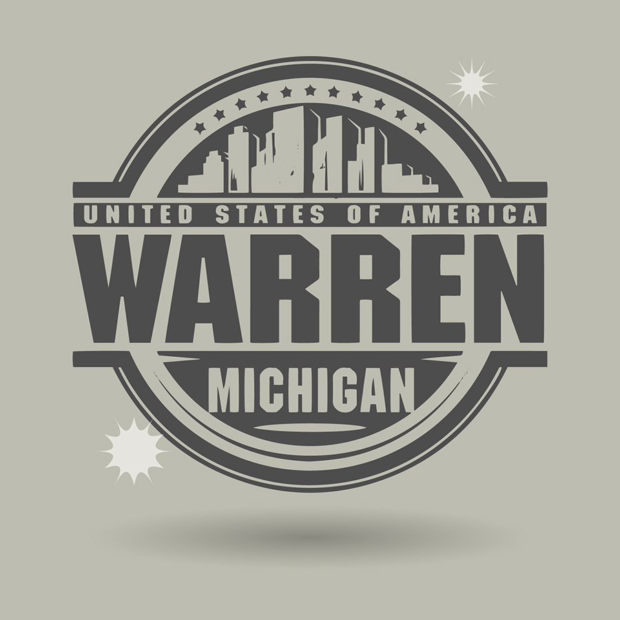 Stamp,Or,Label,With,Text,Warren,,Michigan,Inside,,Vector,Illustration Hi-Tech Pest Control bed bug exterminator