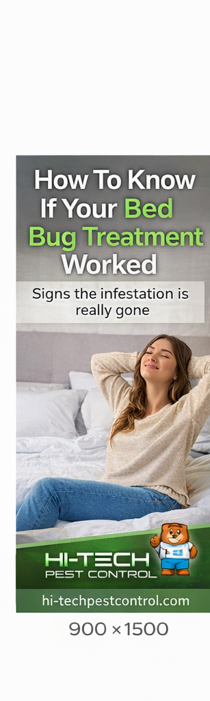 Clean mattress and bedroom after professional bed bug treatment showing no visible infestation or live bed bugs.