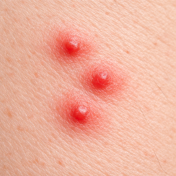 bed bug bites on arms