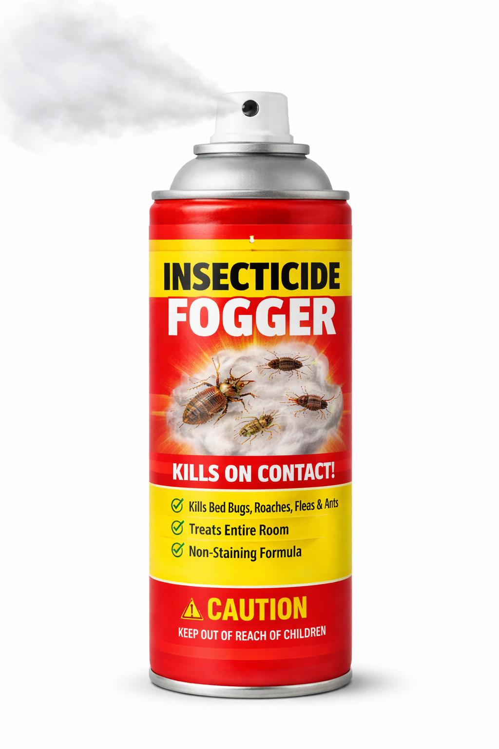 Trying to kill bed bugs with foggers