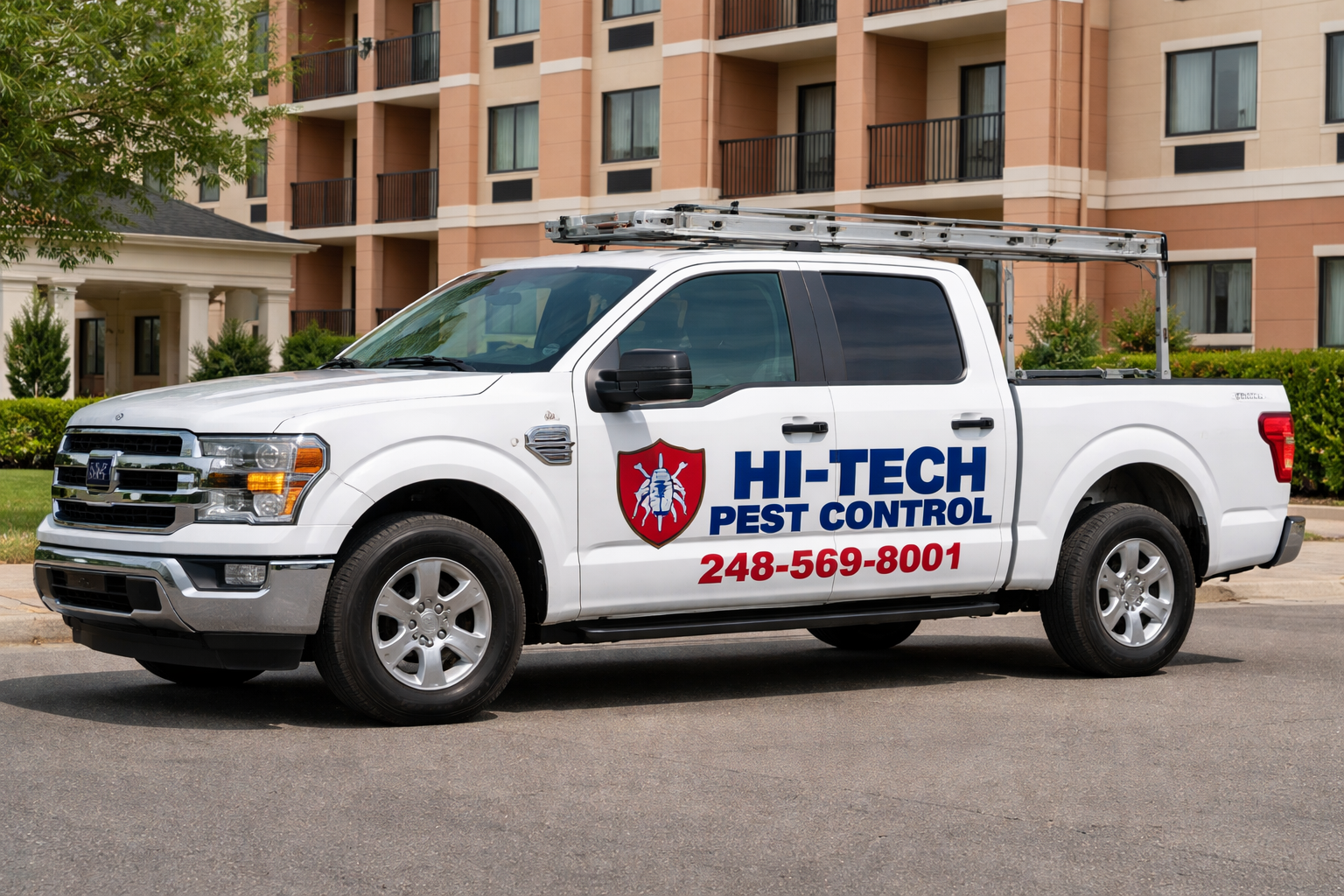 bed bug exterminator truck