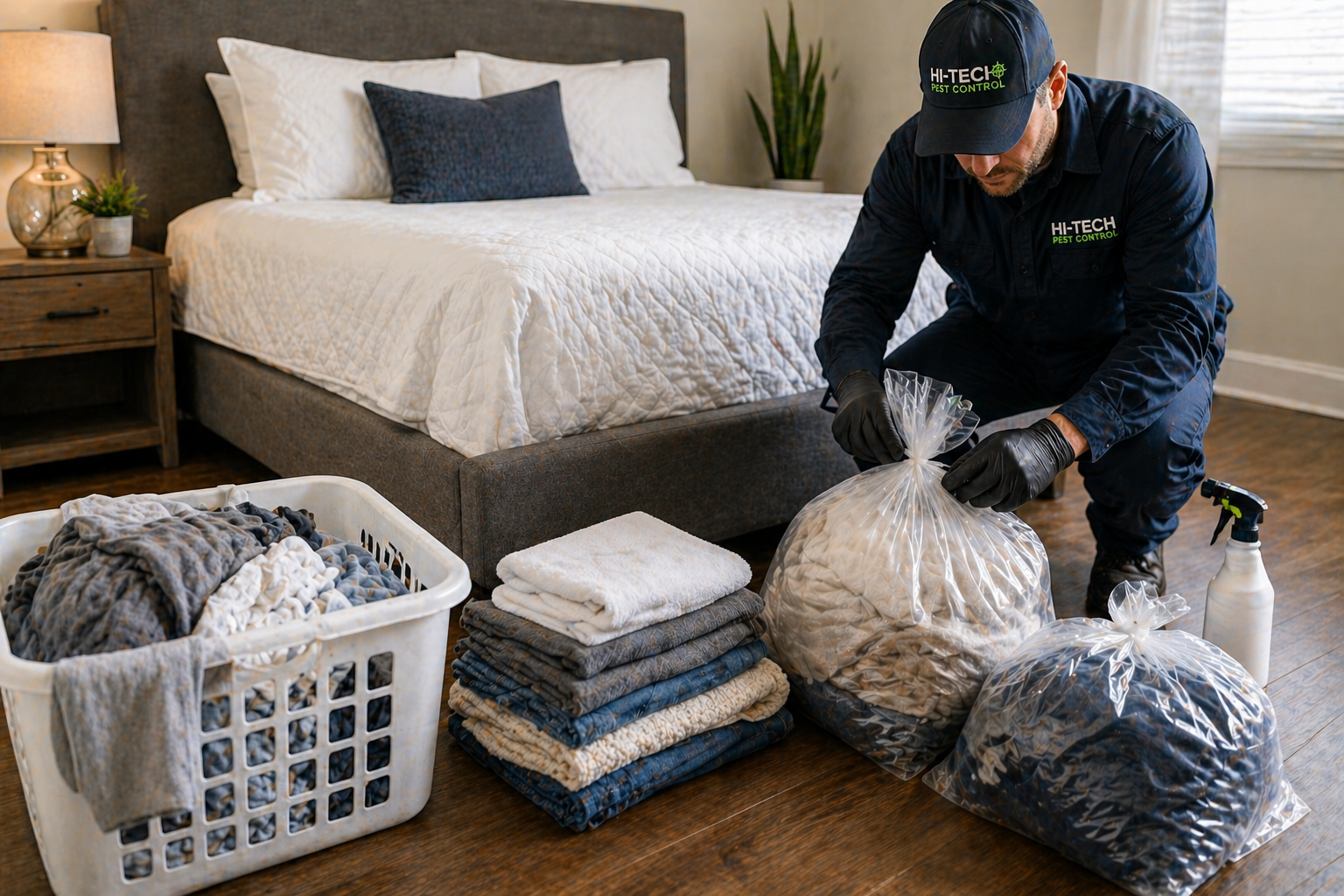 bed bug preparation and checklist