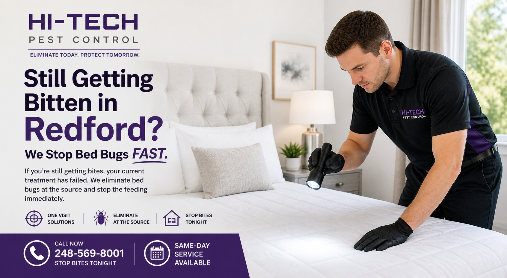 Redford Michigan bed bug exterminator